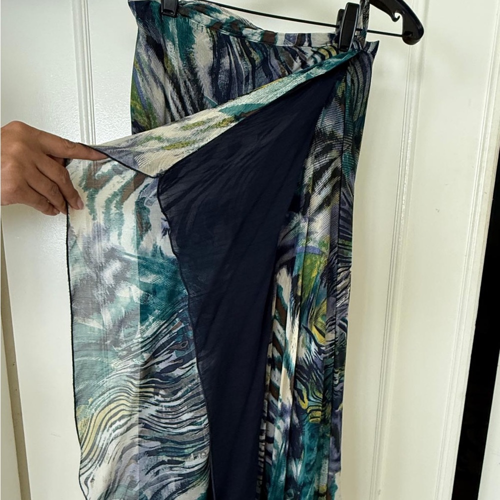 Multi-Color Printed Maxi Skirt and Top